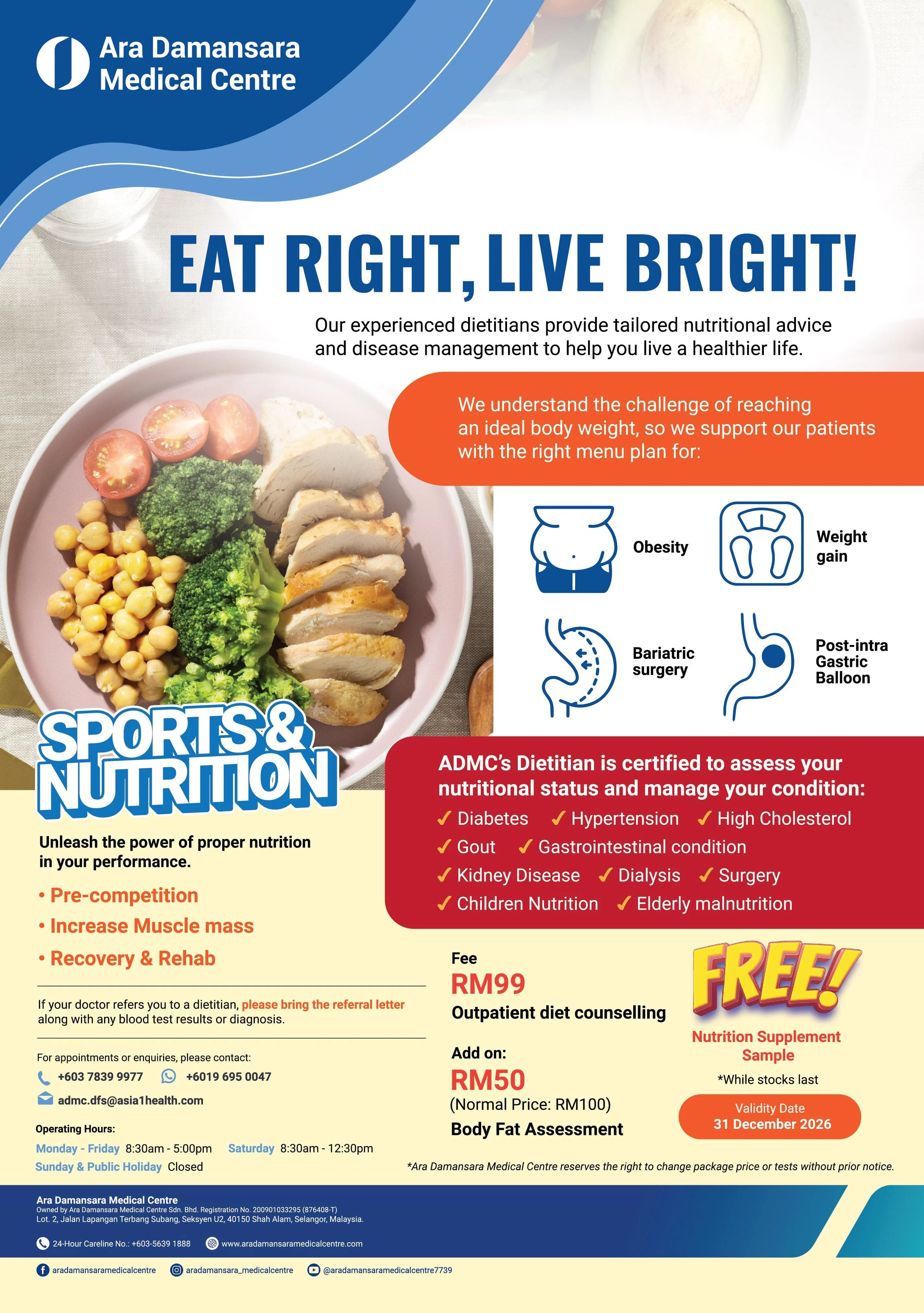 Dietitian Services Package